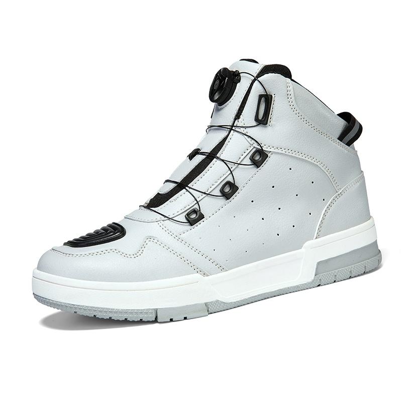 Motorcycle Riding Shoes for Men Outdoor Moto Travel Protective Casual Biker Footwear Anti Slip Sole Size 35-47