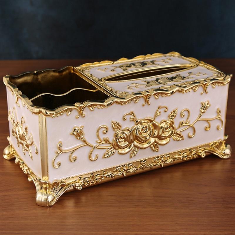 Multi-Functional Plastic Napkin Extraction Paper Box Remote Control Holder Home Napkin Dispenser Organizer Desktop Decorative