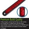 2 Pack 10" 15 LED Trailer Identification Light 9 To 30-Volt, LED Stop Turn Tail Light Assembly Third Brake Bar Strip Rear Marker Light IP67