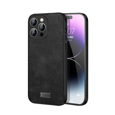 Vhodné pro pouzdro na telefon Apple 16promax Plné krytí Odolné proti pádu IPhone15 Tenké a lehké 14 Business 13 Muži a ženy 12 Kožená pouzdra