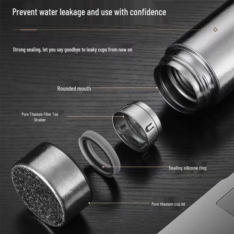 Xinke Pure Titanium Insulated Water Bottle