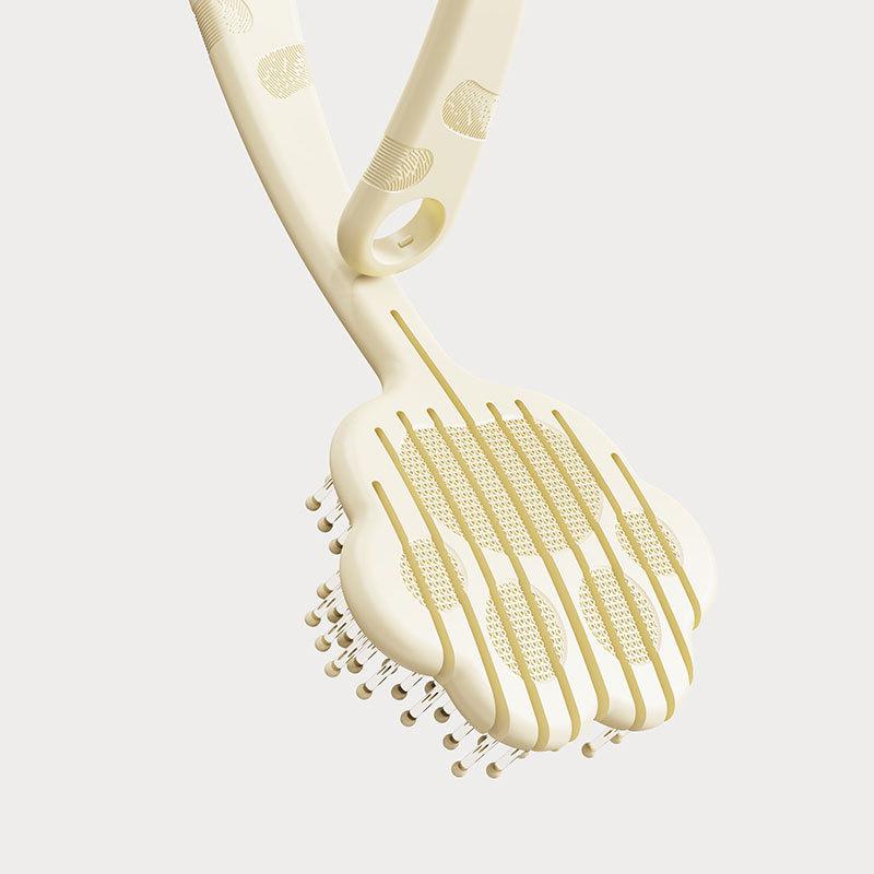 Custom Logo Dry Massage Comb Vented Detangling Brush for Curly Hair Waterproof Eco-Friendly Salon Hairdressing