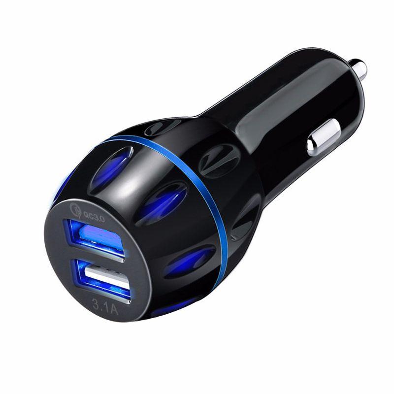 Dual Qc30 Usb Fast Car Charger Qualcomm Quick Charge 30 For Iphone Gps Samsung