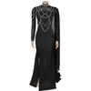 Women's Fashion Slim-fit Rhinestone Shawl Dress - Elegant European & American Style