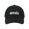 EMIS LAYERED LOGO BALL CAP-BLACK