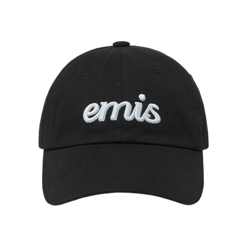 

EMIS LAYERED LOGO BALL CAP-BLACK BLACK