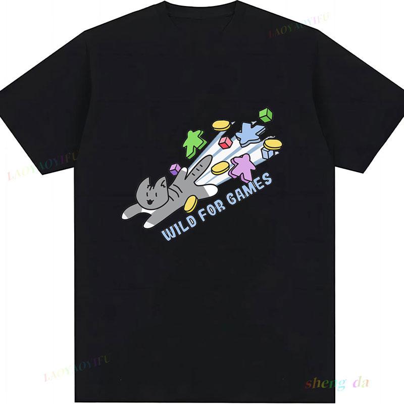 Retro Style Board Game Meeples Analysis Paralysis Classic T-Shirt Cotton Crewneck Summer New in Top Printed Casual Gamer Tee S разноцветный