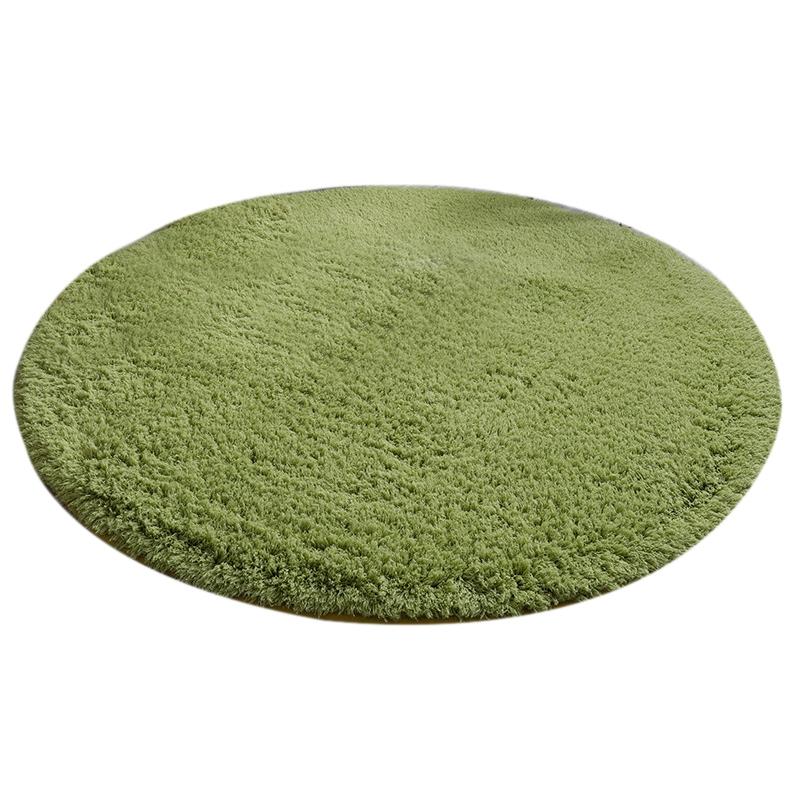 Plush Round Rug For Floor Living Room Nordic Round Mat Plush Area Carpet Shaggy Rug For Room Decor Prayer Mat Tapetes De Quarto