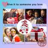 Copper Merry Christmas Yuletide Santa Claus Bead Charms Pendant Charm Compatible With Authentic Charm Bracelets Women Do It Yourself Jewellery Gift