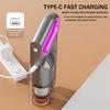 Cordless Handheld Vacuum Cleaner, Rechargeable Stick Vacuum with Cyclone Suction for PC Dust Removal, Car, Home & Office
