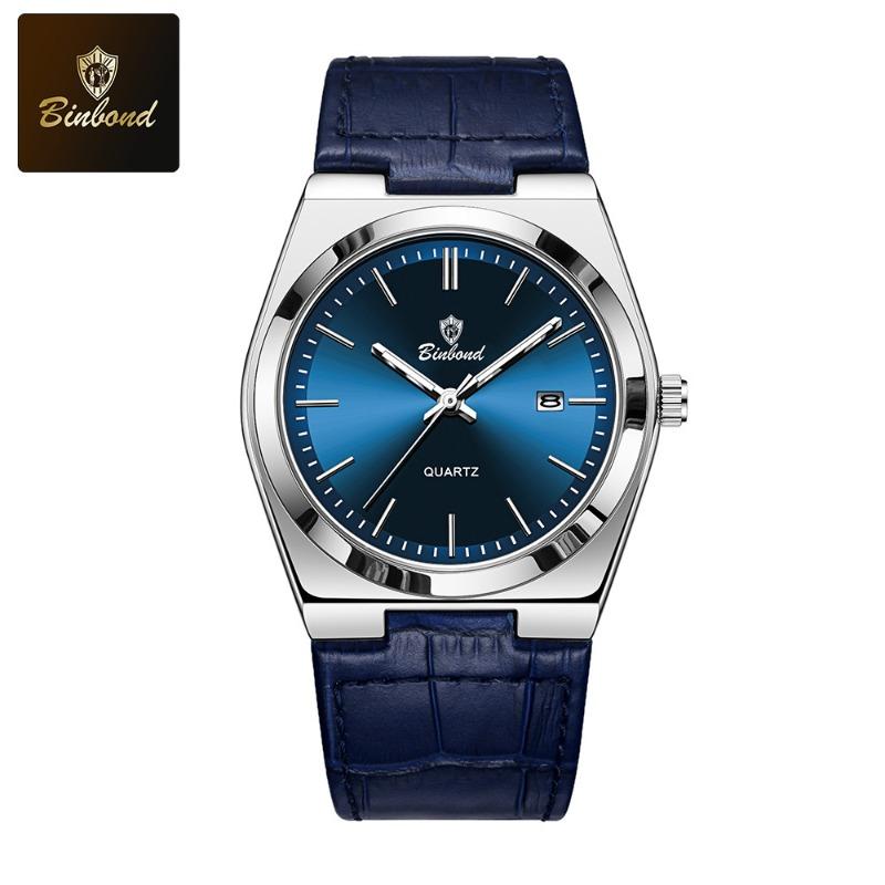 Binbang BINBOND Daily Men s Watch Thin Waterproof Quartz Watch