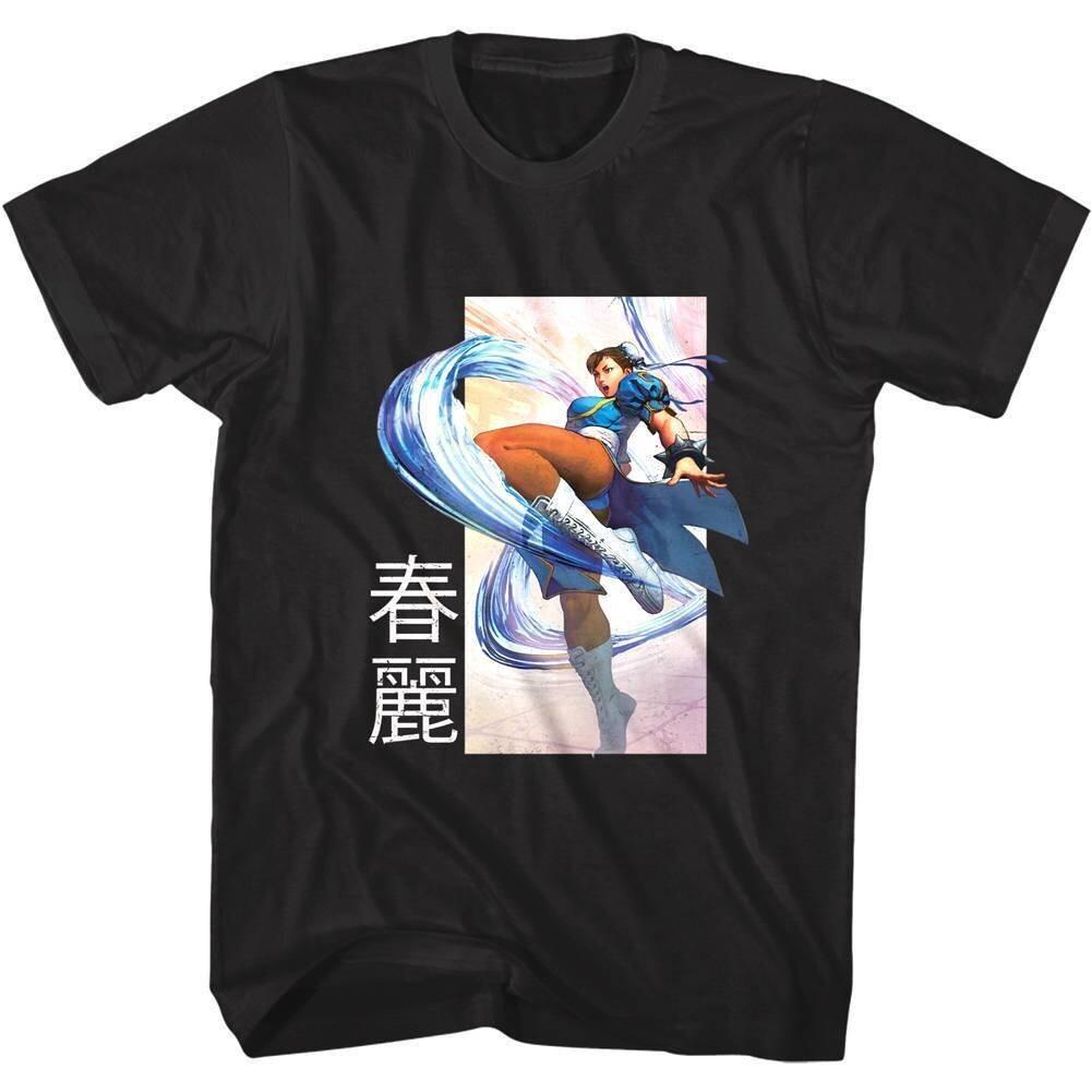 Street Fighter Chun Li Lightning Kick Men T Shirt S