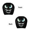 Halloween Inspired Car Headrest Protectors Soft Materials Universal Design Humorous Spooky Prints For Auto Interior 2pcs