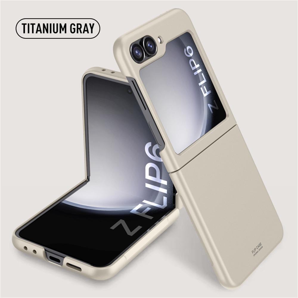 

Роскошный матовый складной чехол для телефона Samsung Galaxy Z Flip 6 5 4 3 матовый однотонный цвет полная защита камеры противоударный чехол For Z Flip 6