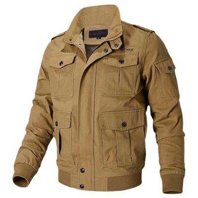 Herbst- und Winter Herrenjacke Freizeitjacke Reine Baumwolle Tooling Übergröße Herrenbekleidung