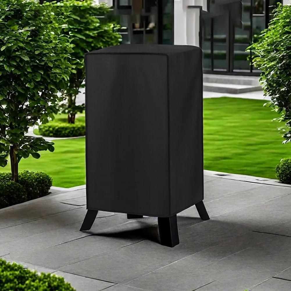 Waterproof For Electric Chimney Grill Cover Heavy Duty 210D Oxford Cloth with Wind Resistant Straps Fits 30 Inch BBQ Grill