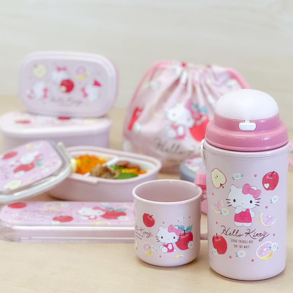 OSK Hello Kitty Fruit Lunch Drawstring Bento Made in Easy to Easy to for Girls and Elementary School (OSK) Bag, Bag, Japan, Stylish, Cute, Simple,