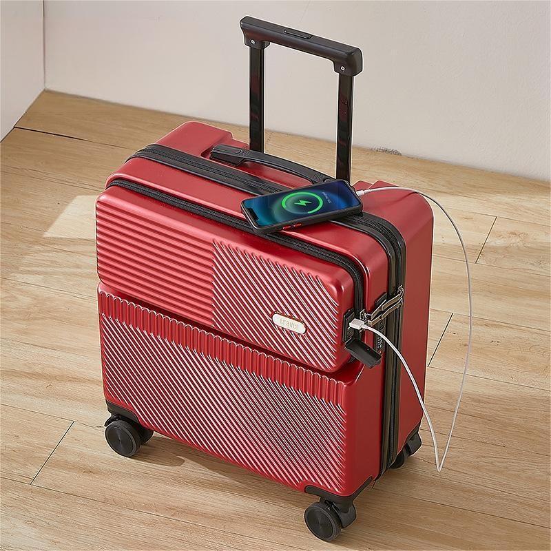Li Shen Multi-functional Front-Opening Carry-on Suitcase