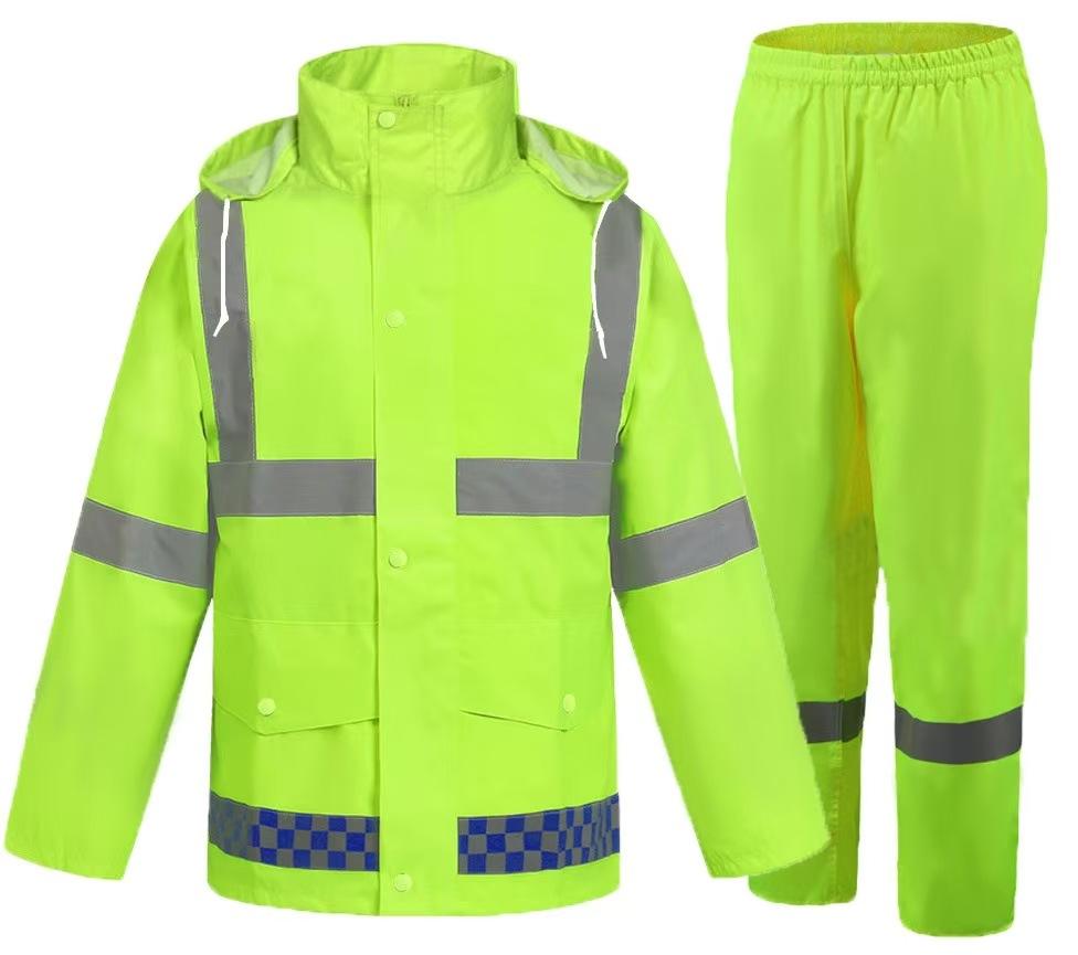 Motorrad-Regenanzug Regenhose Reit-Sturmschutz geteilter Anzug Lieferservice-Fahrer Herren Erwachsene Außen-Radanzug