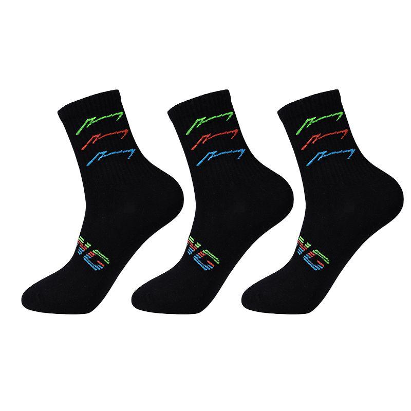 Li Ning Crew Socks Unisex 3 Pack LN-YWSU075