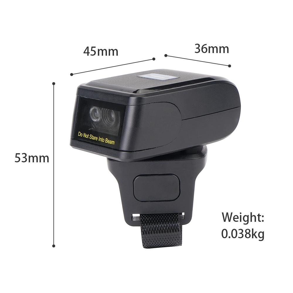 

Portable 2D Bar Scanner with Handheld Wireless Bar Rder 2.4G Connection for Supermarket Library E ress Company