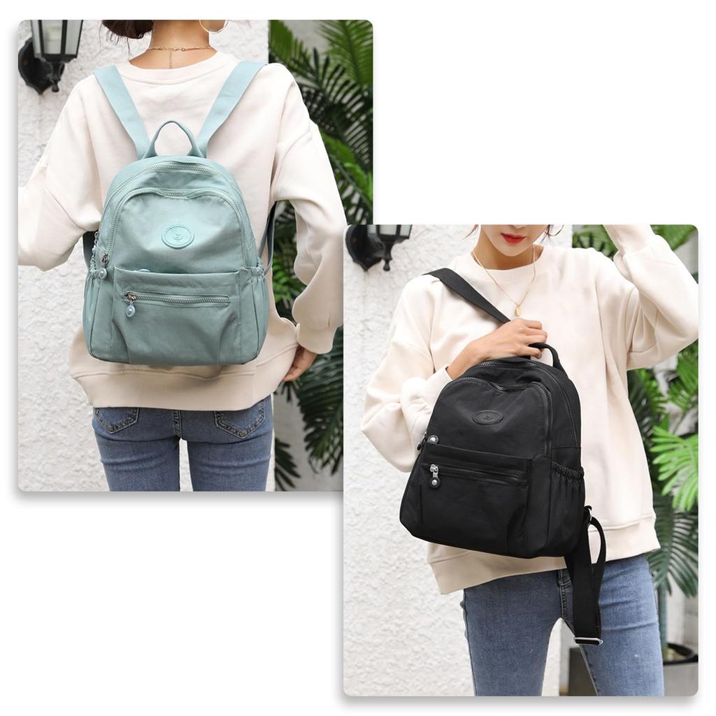 NOTAG Nylon Mini Size M Women's Backpack, Girls' Handbag, Backpack, Small, Waterproof, Casual, Travel, Commuting, School, Cute, Stylish, Gift,