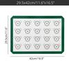 42*29.5cm Tappetino da Forno in Silicone Macaron Tappetino per Biscotti Tappetino per Arrotolare la Pasta Foglio da Forno Pasticceria Pasta per Pizza Antiaderente Maker Gadget da Cucina