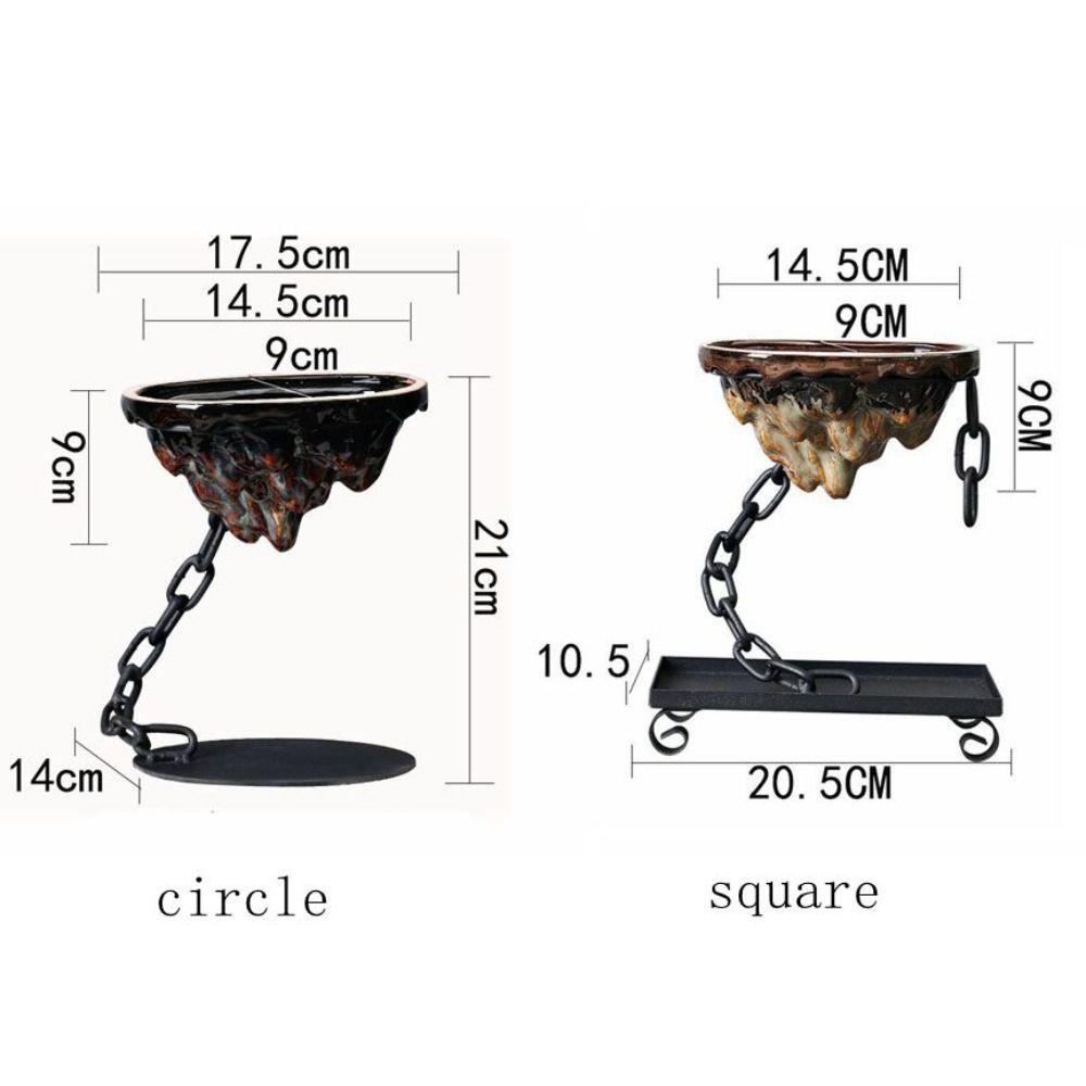 Basin Modern Bonsai Pot Hanging Iron Succulent Planter Pot Corrosion Resistance Fashion Rockery Ornament Office