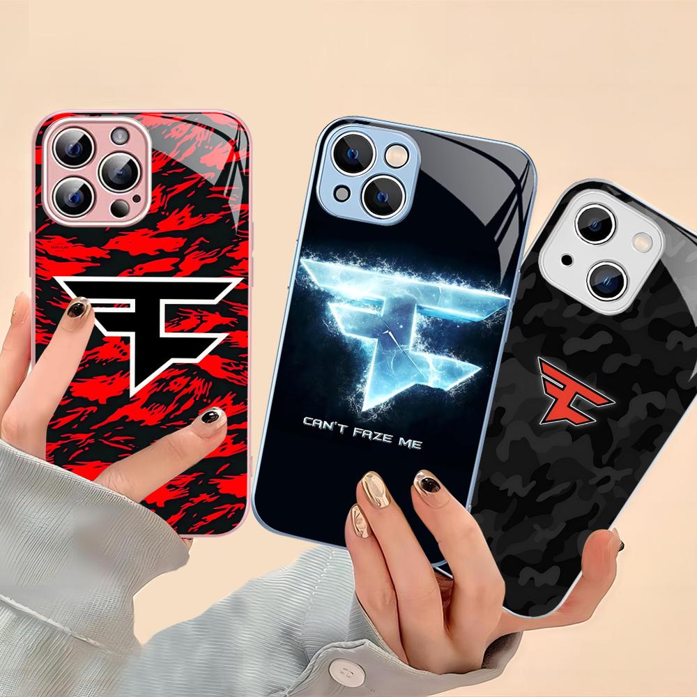 F-Fa-Ze C-Clan Logo Phone Case For iPhone 14 13 12 Mini 11 Pro XS Max X XR 14 Plus Tempered Glass Cover