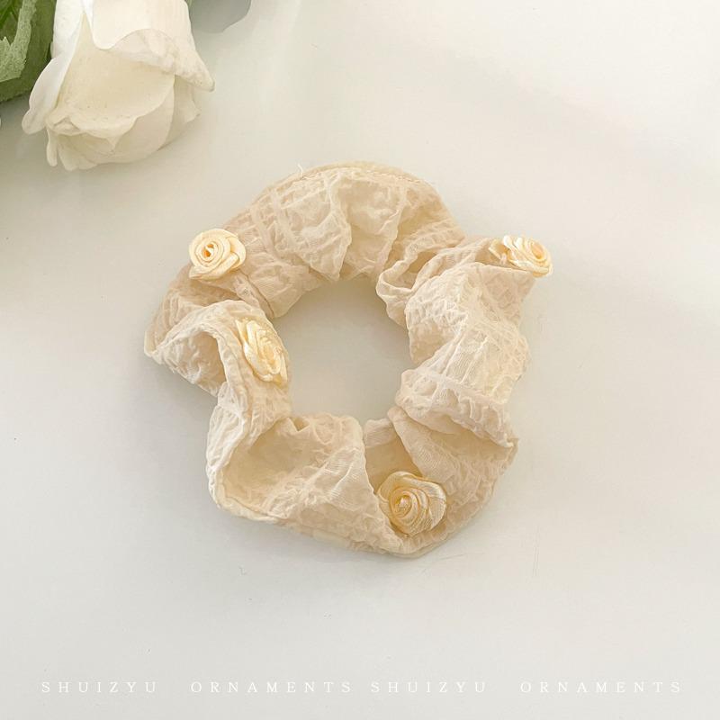 Korean JK College Style Hair Accessories Set: Cute Hair Ring, Headband, Rubber Band, and Large Intestine Hair Rope