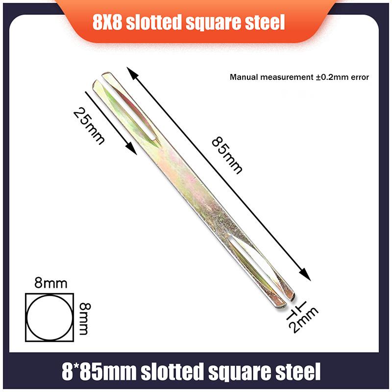 1Pcs Door Window Handles Galvanised Square Spindles Door Lock Transmission Rod Square Axis Square Strip Door Shaft Accessories