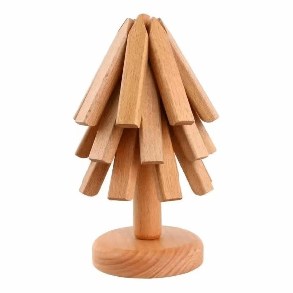 Tree Shaped Placemat Heat Resistant Trivet Artful Insulation Mat Home