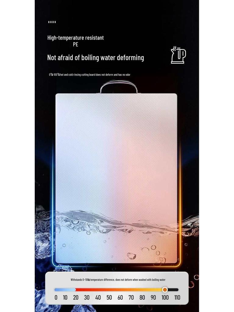 Deska do krojenia wielofunkcyjna z tworzywa PE odporna na pleśń: Kuchnia, Akademik i Deska do Krojenia/Wałkowania Owoców.