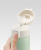 Skater Straw Mug Bottle, 480ml, Insulated Stainless Steel Water Bottle, Dull Green, One-Touch Open, STOT5ST-A