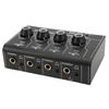 Headphone Amplifier Splitter 4 Channel Stereo Output RCA Input Mini Switcher