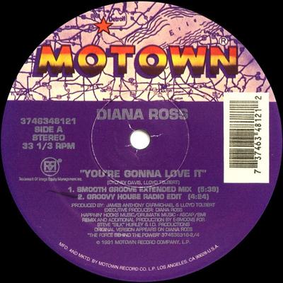 12inch Record DIANA ROSS - You're Gonna Love It 3746348121 MOTOWN 1991 US Dance & Electronica Used