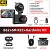 ACCEO 4K Dual Channel Dash Cam with Speed Display Front 4K Built-in WiFi GPS Super Night Vision  Optional Rear Lens 24/7 Parking