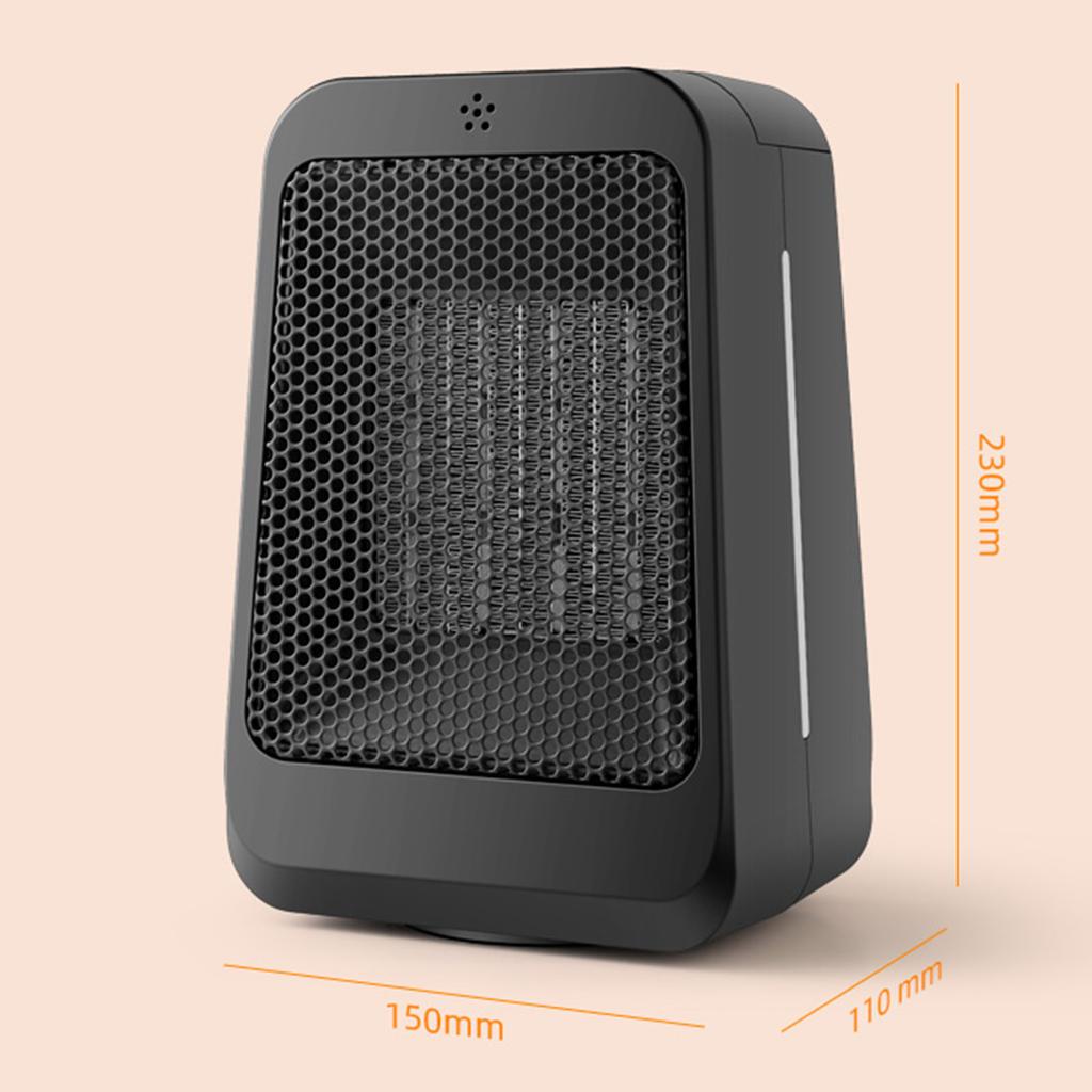 PTC Heating Small Heater Fan 3gear Adjustable Remote Control Timing Shaking Head Winter Household