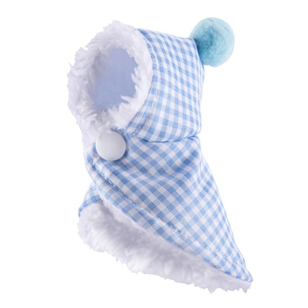 Thickened Warm Pet Parrot Cape Winter Plush Cape Hat Kit Trendy Birds Coat  Pet Accessories