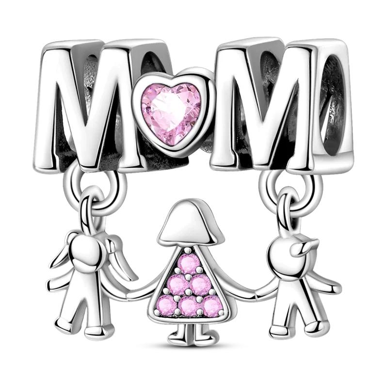Chameleon Charms Bead Copper Zirconium Golden Love Mom Gift Cute Pets Pendants Fit Original Bracelet Diy Jewelry