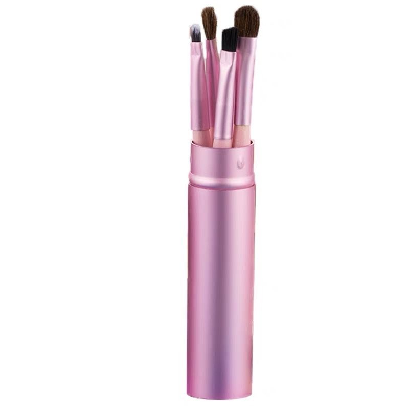 

Набор кистей для теней из шерсти пони, косметические кисти, полный набор, инструменты для макияжа, бочонок, кисть для бровей, губ, кисть для носа, для растушевки Little Horse Hair Pink