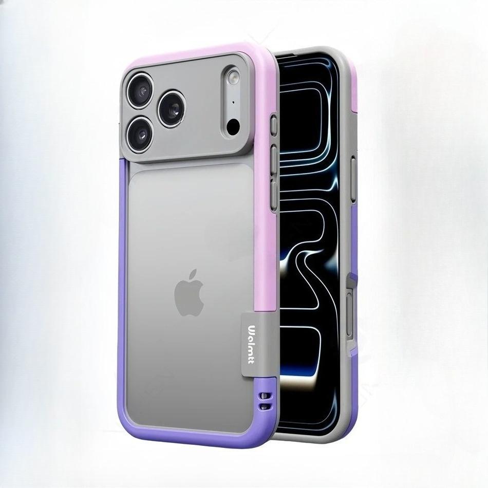 Fashion Heat Dissipation Silicone Frame Case For IPhone 17 Pro Max Air 16 Pro 15 14 Bare-metal Shockproof Camera Protector Cover