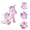 Electric Plush Horse Toy Cute Horse Plushies Creative Music Little Horse Toy Battery Operated PP Cotton for Birthday Gifts