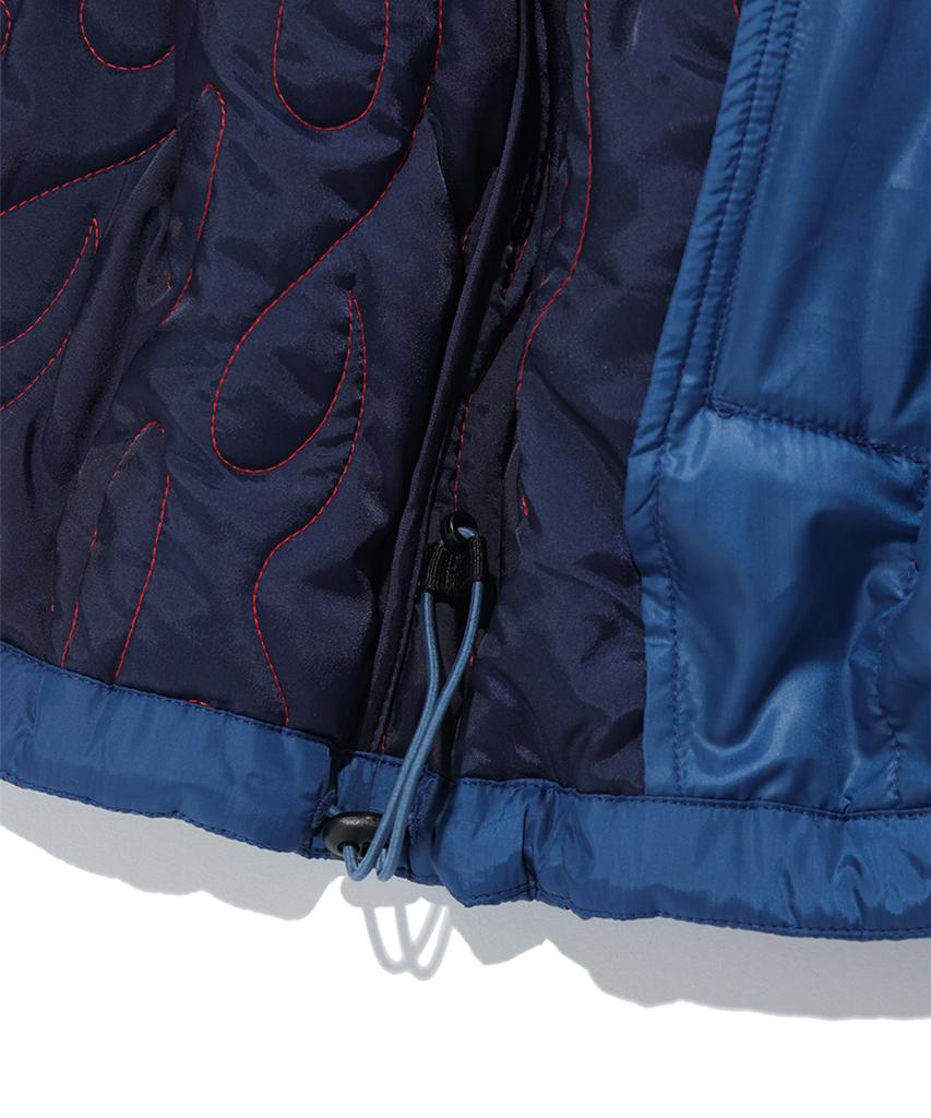 Critic Flame Quilting Jumper Navy