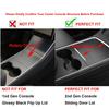 3Pcs Flocked Center Console Organizer Tray Storage Box For 2021 2022 Tesla Model3 Model Y