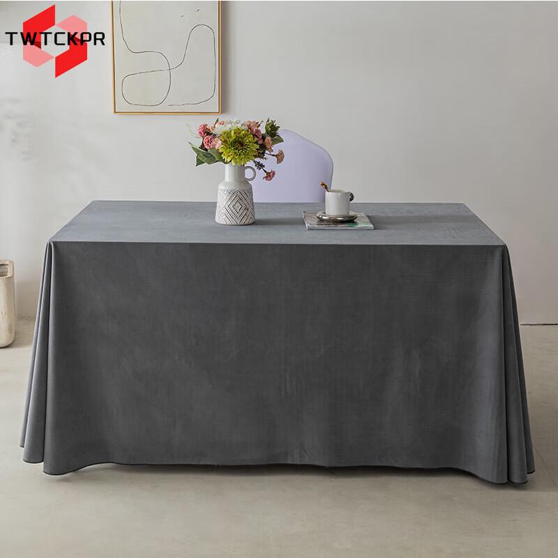 Thickened Velvet Business Event Table Cover