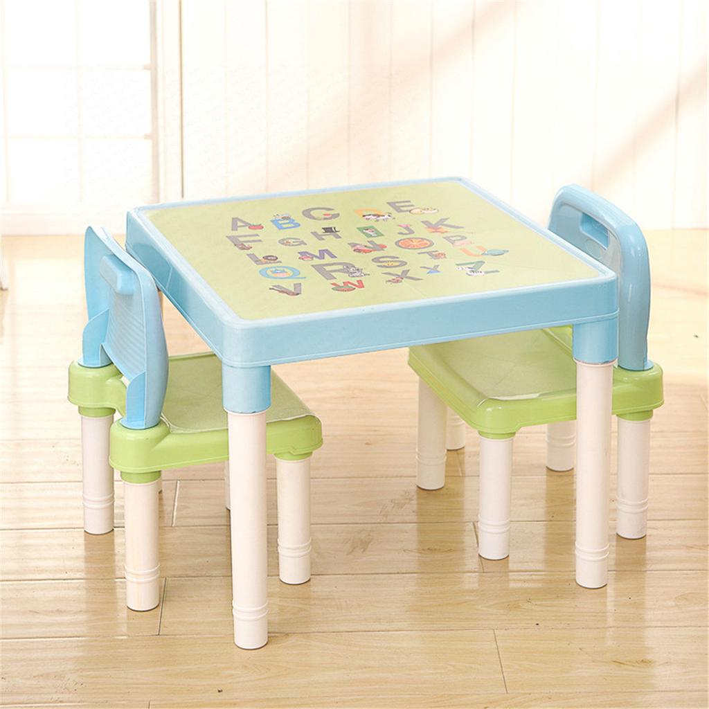 plastic study table with chair