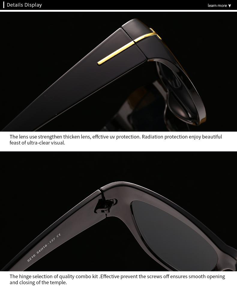 Foreign Trade  Modern Cat-Eye Sunglasses European And American Street Photography Ins Popular Model Square Sunglasses