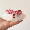 Cotton Stuffed Doll Doll Cloak Coat Checkered 10cm Cotton Doll Clothes for 10cm Doll Doll Accessory