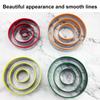 12Pcs Round Cookie Molds Set Stainless Steeel Sugar Biscuit Pastry Rings Cake Baking Moulds DIY Cookie Making Mold
